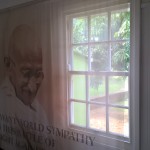 In the Gandhi's home